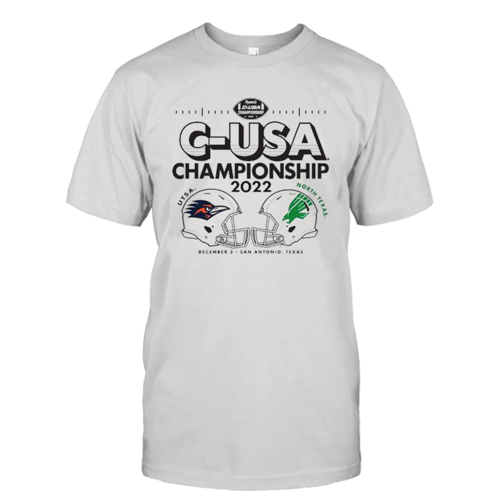 UTSA Roadrunners vs North Texas Mean Green 2022 C-USA Champions Matchup shirt