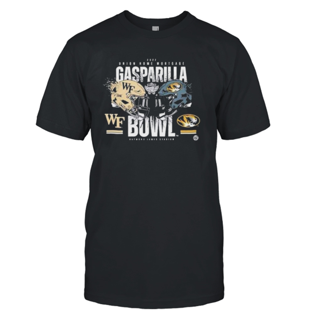 Wake Forest Demon Deacons vs Missouri Tigers 2022 Gasparilla Bowl Matchup shirt