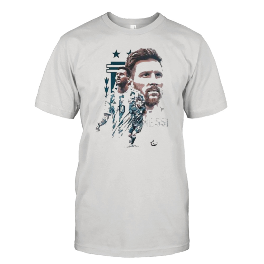 World Cup 2022 Lionel Messi Aesthetic Argentina Player Shirt