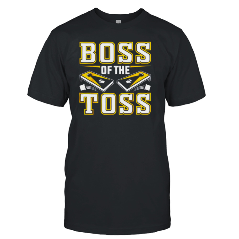 boss of the toss cornhole shirt