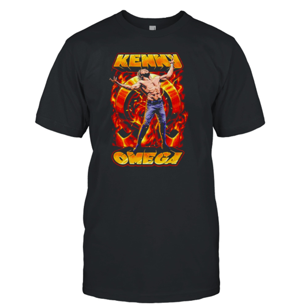 kenny Omega blazing shirt