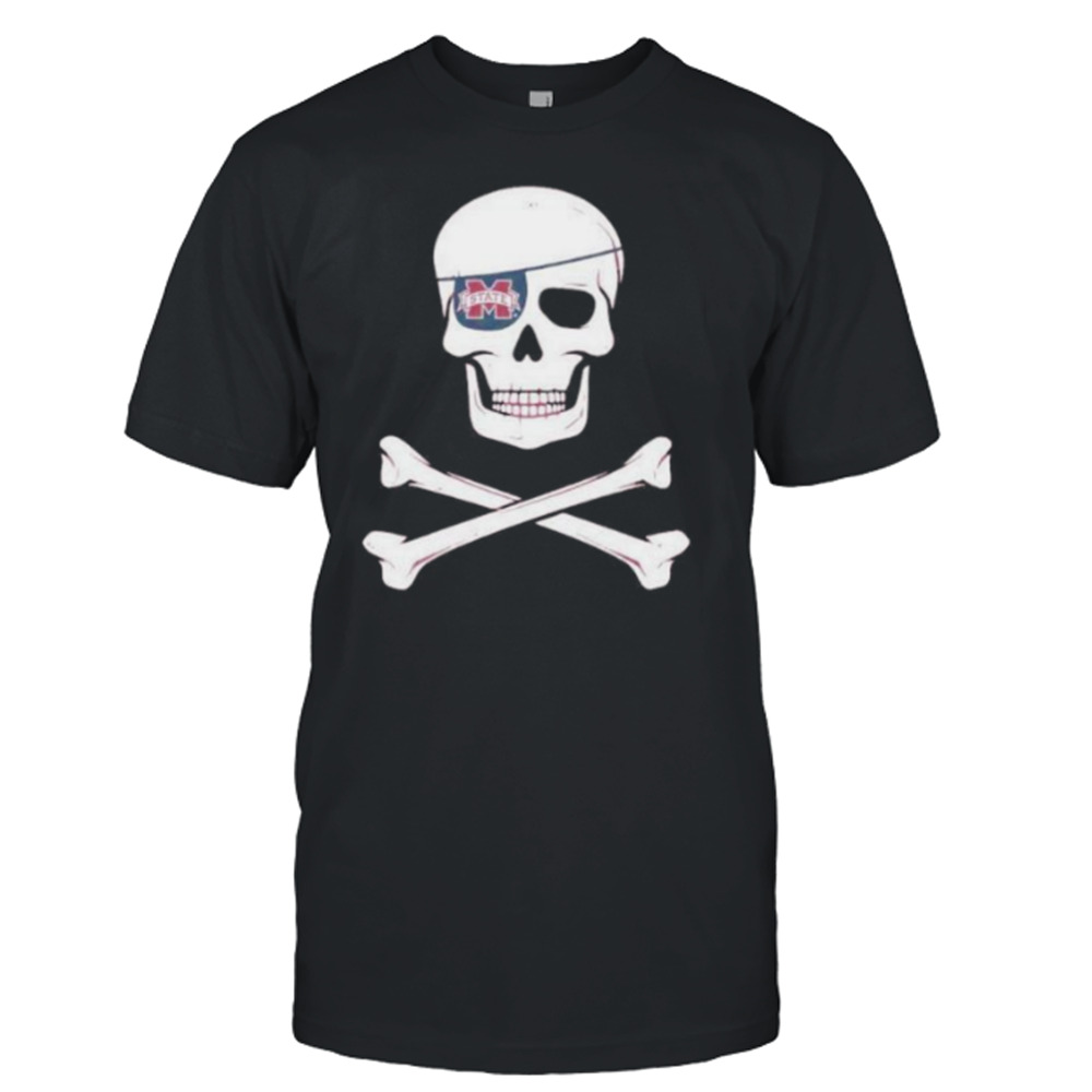 mississippi State Bulldogs skull and crossbones shirt