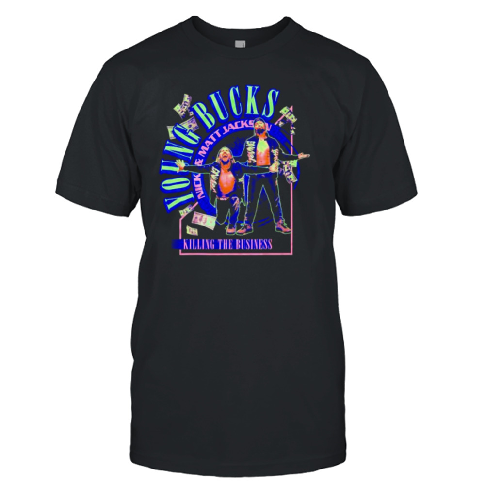 young Bucks Nick and Matt Jackson killing the business shirt