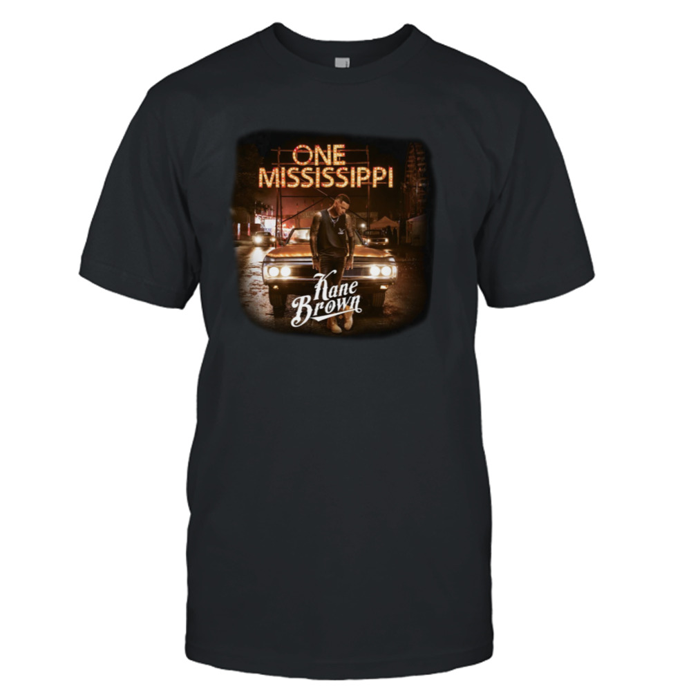 Kane One Mississippi Logo Brown Car Music shirt