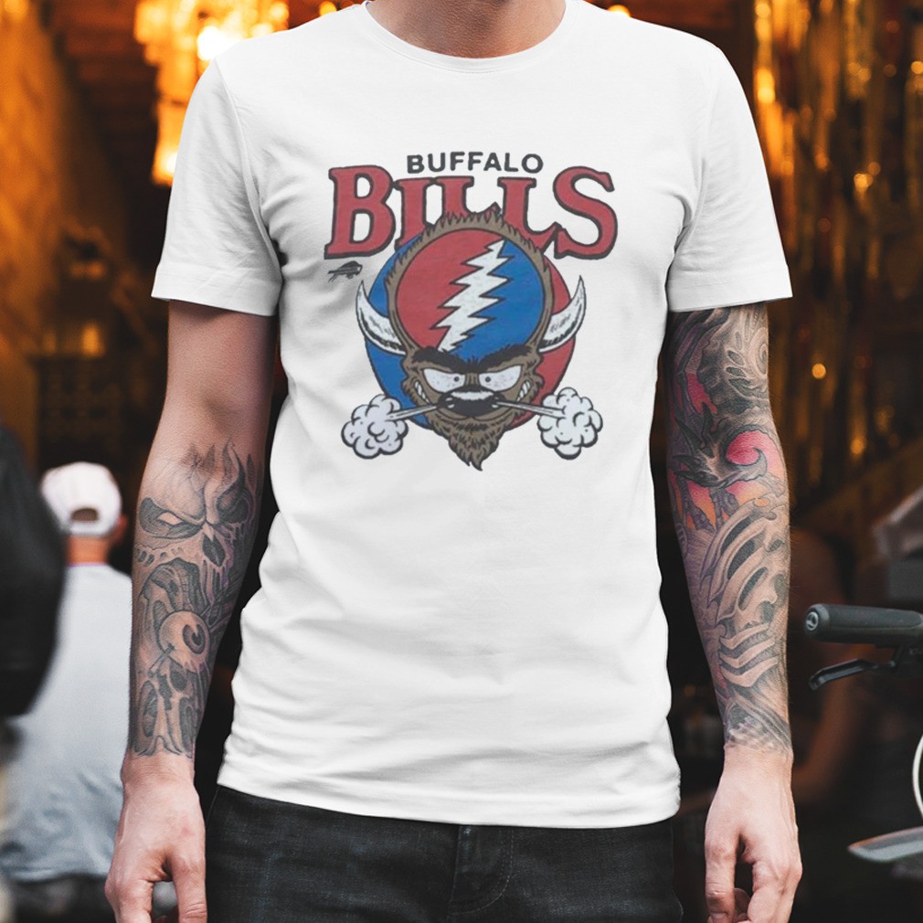 NFL x Grateful Dead x Buffalo Bills Mascot 2022 Shirt