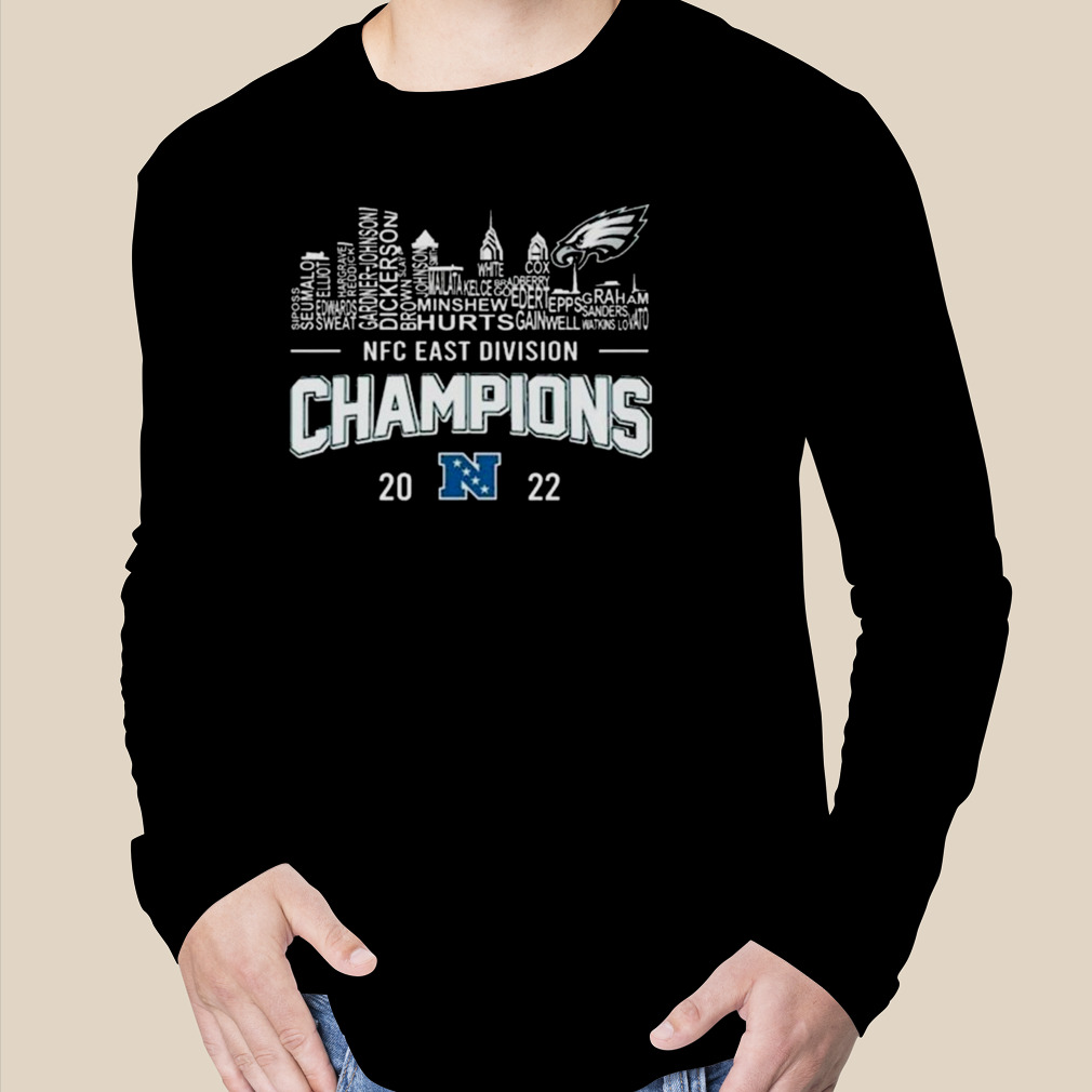 Philadelphia Eagles Skyline 2022 NFC East Division Champions Shirt, hoodie,  sweater, long sleeve and tank top