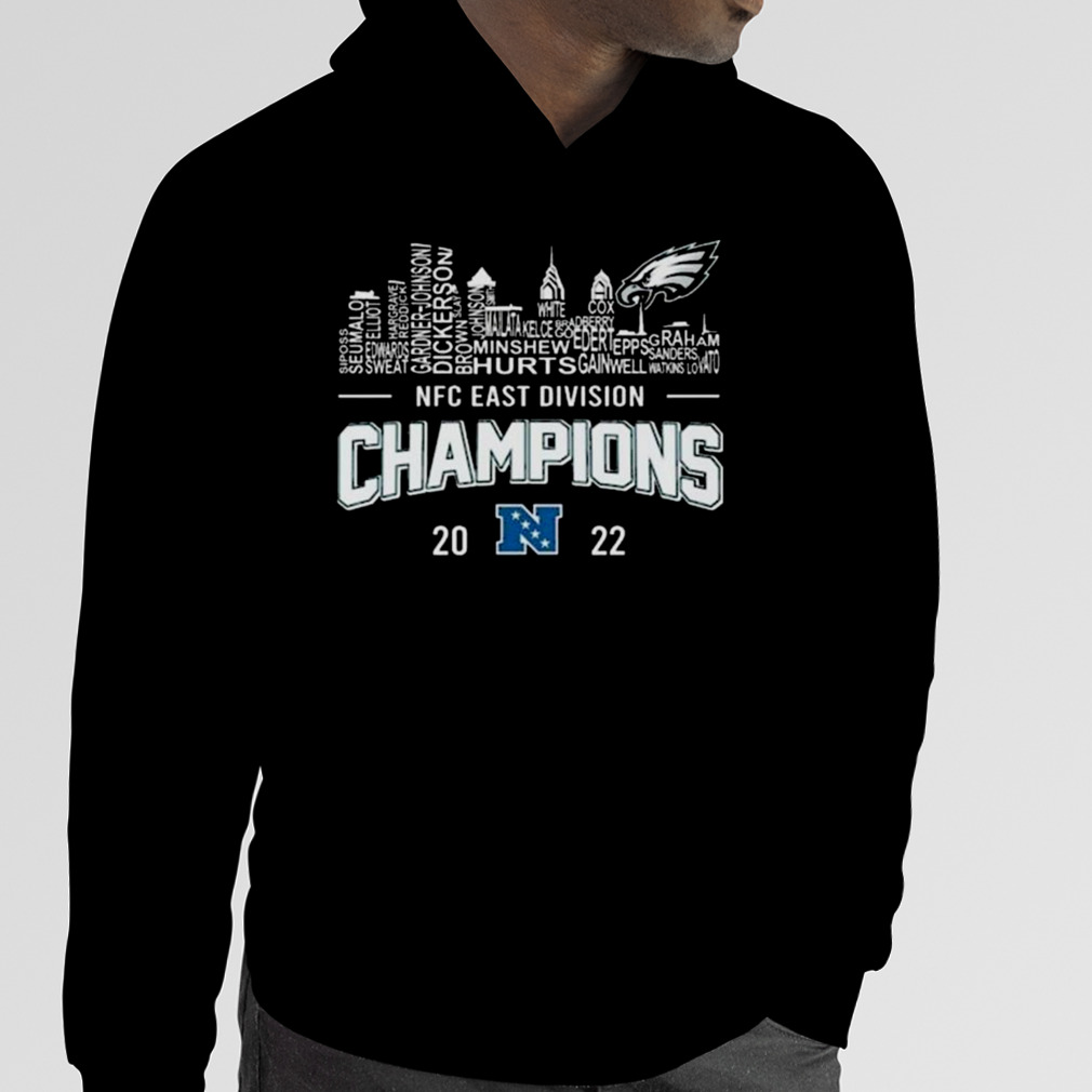 2022 Nfc East Division Champions Philadelphia Eagles Players Skylines Shirt,  hoodie, sweatshirt and long sleeve