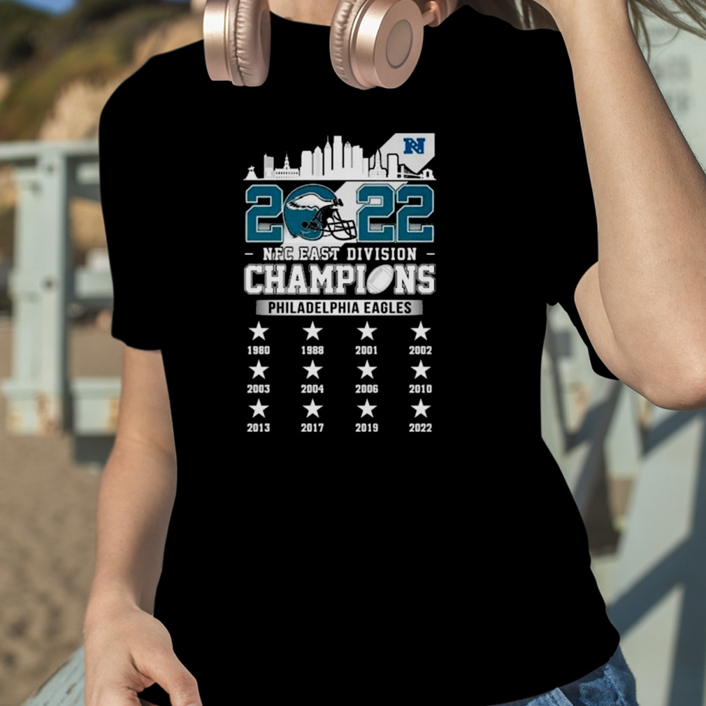 Philadelphia Eagles 2022 NFC East division champions skyline shirt -  Freedomdesign