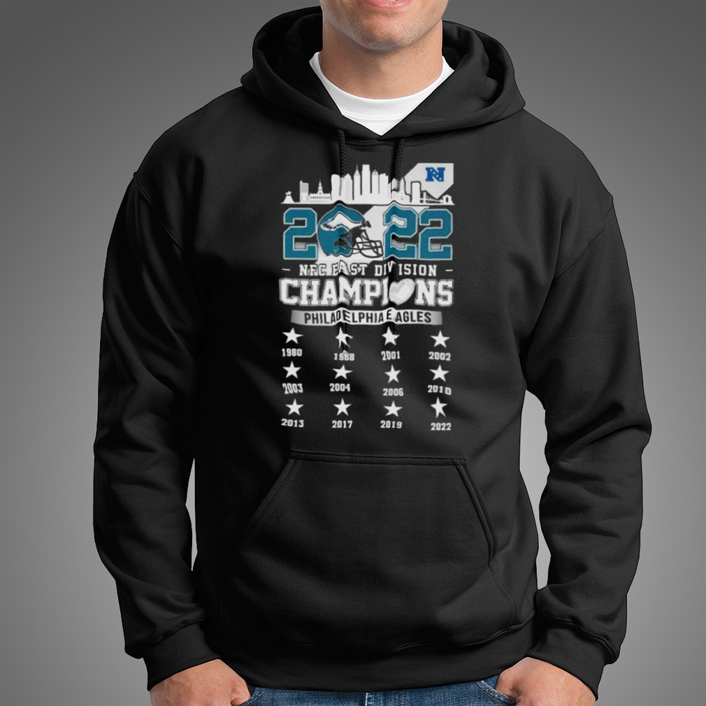 2022 NFC East Champions Philadelphia Eagles Skyline Shirt - Limotees