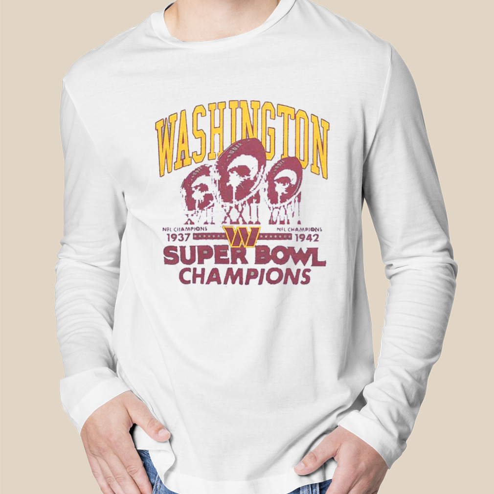 Washington 3 Time Super Bowl Champions Shirt - Peanutstee