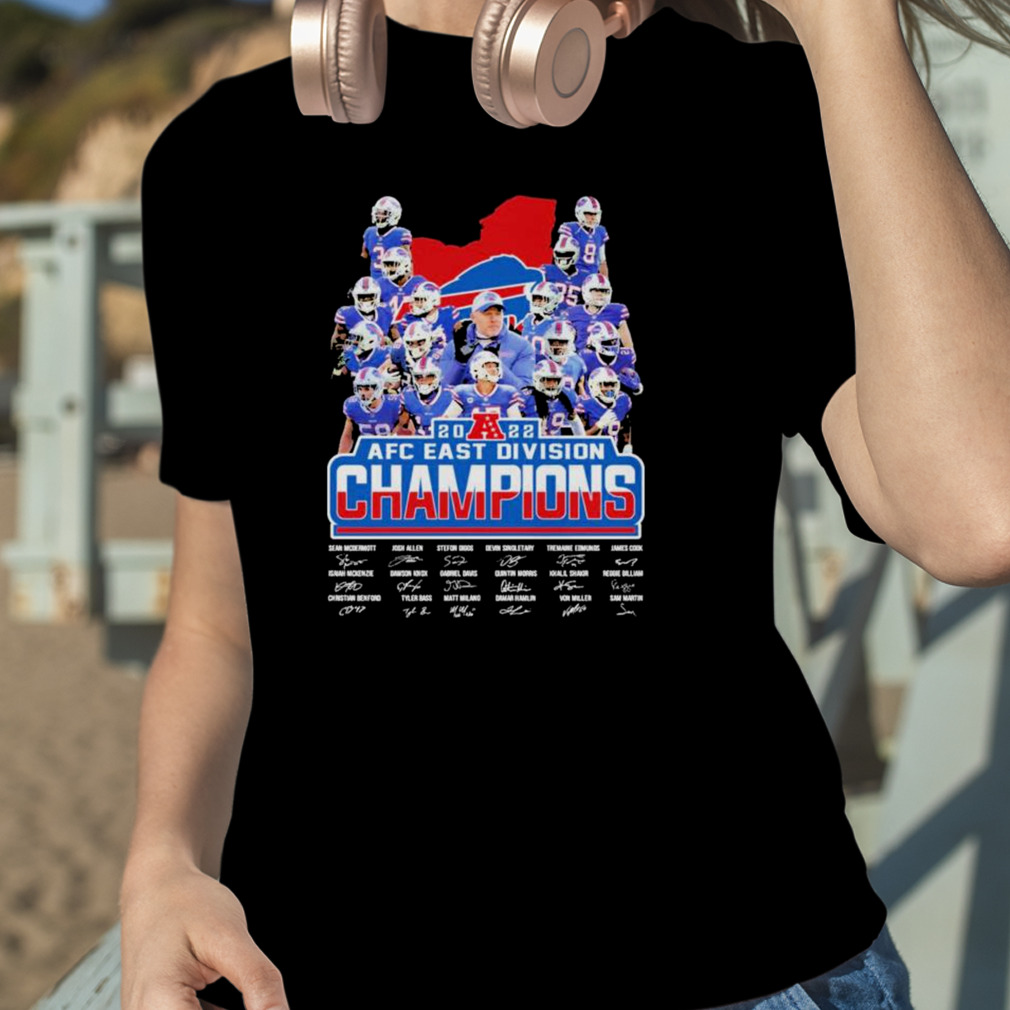 Buffalo Bills Division Champions 2022 Shirt - Trends Bedding