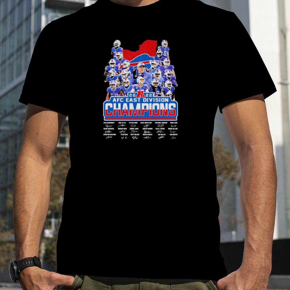 Buffalo Bills AFC East Division Champions T-Shirt - Trends Bedding