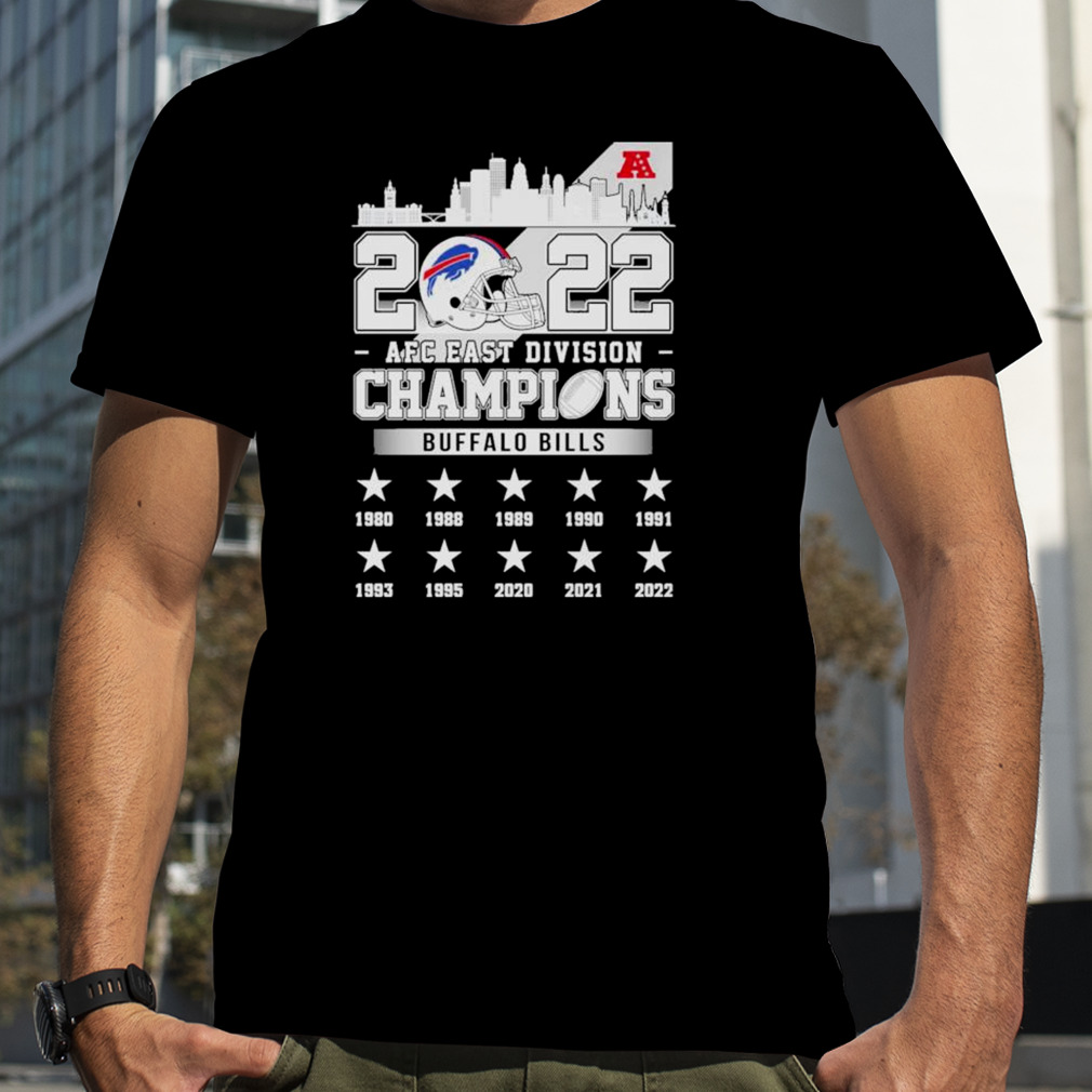 Buffalo Bills 2022 Afc East Division Champions 1980 2022 Shirt