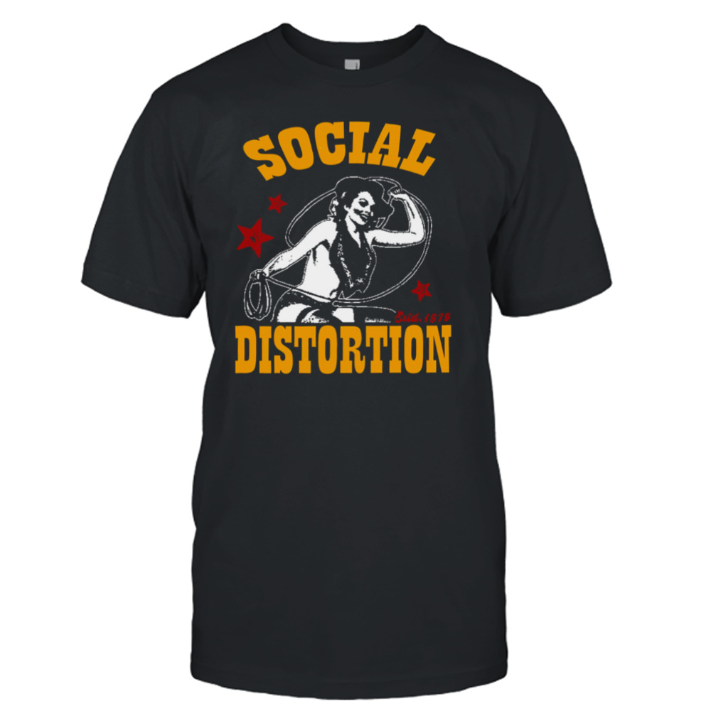 Cowboy Girl Social Distortion Vintage shirt