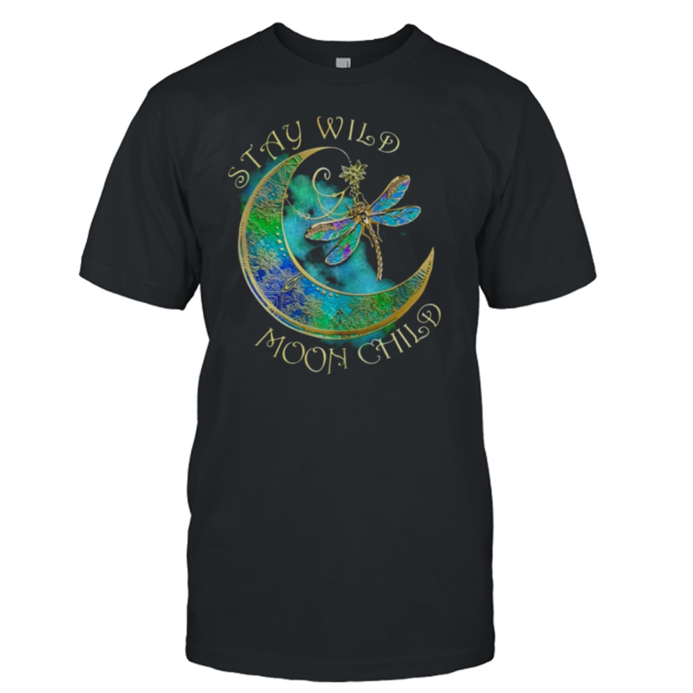 Crescent Moon Dragonfly Shirt