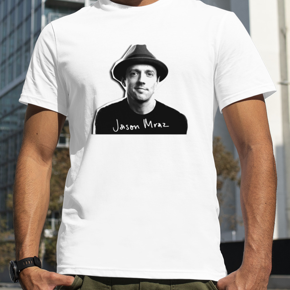 未使用 JASON MRAZ 直筆サイン入りTシャツ M ジェイソン・ムラーズ