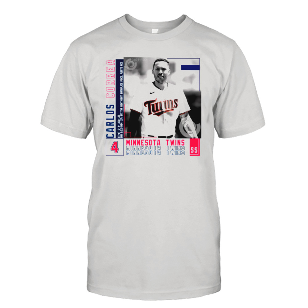 Minnesota Twins Carlos Correa Baseball Edit shirt