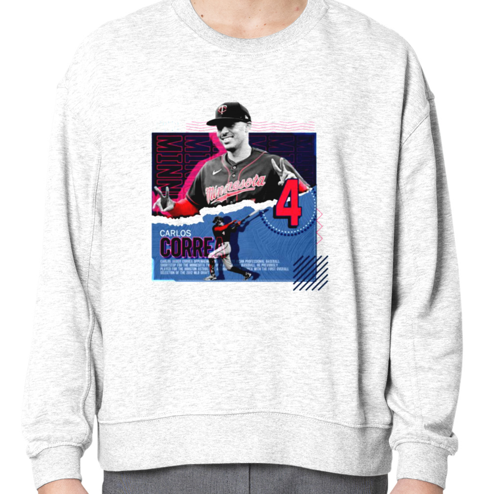 Carlos Correa Shirt Baseball American Professional #4 Shortstop  Championship Sport Sweatshrit Hoodie Graphic Tee Gift Fans Vintage Sg318  Classic - AnniversaryTrending