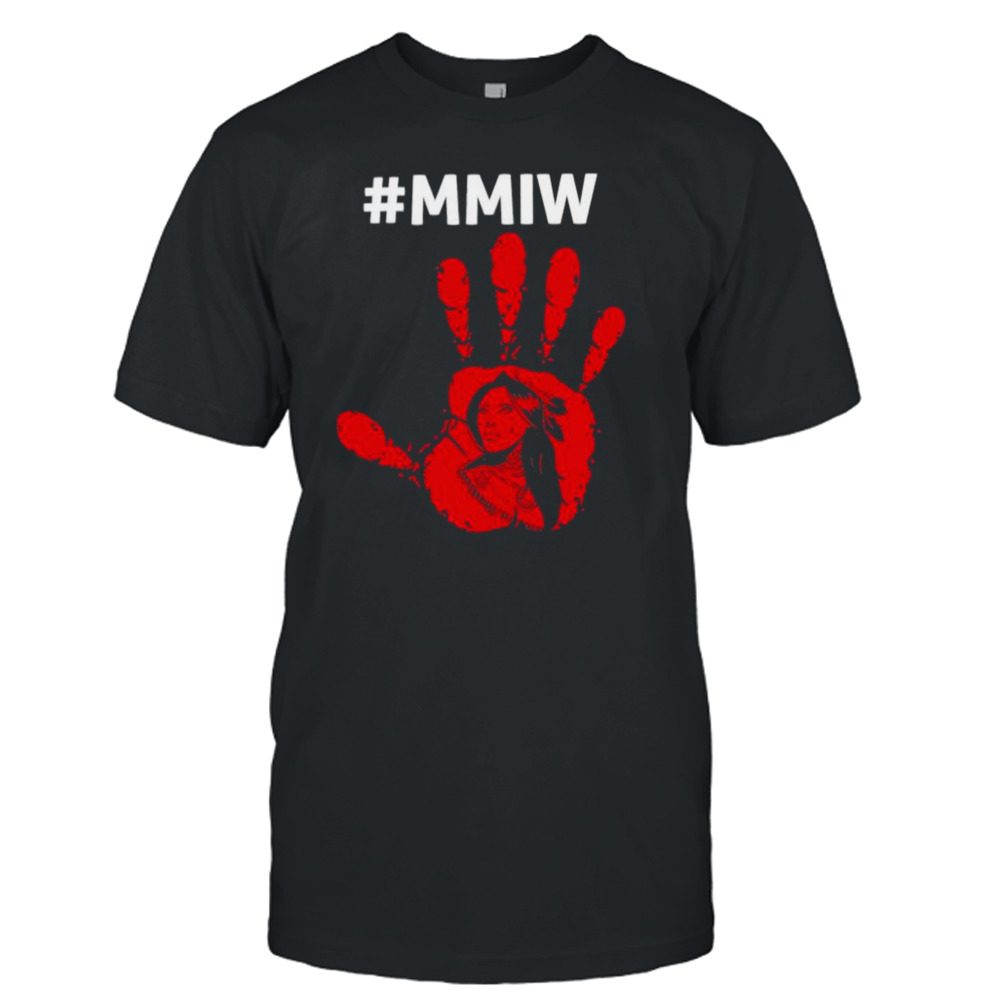 Mmiw Red Hand Red Hand Movement Native American Indigenous Shirt