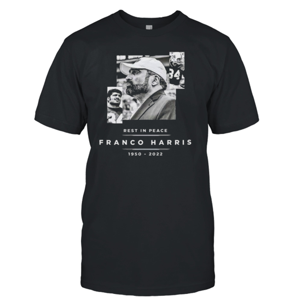 Pittsburgh Steelers Rest In Peace Franco Harris 1950-2022 Shirt