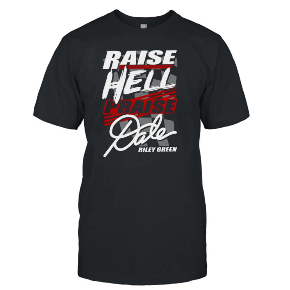 Raise Hell Praise Dale Chiffon Top Riley Green shirt