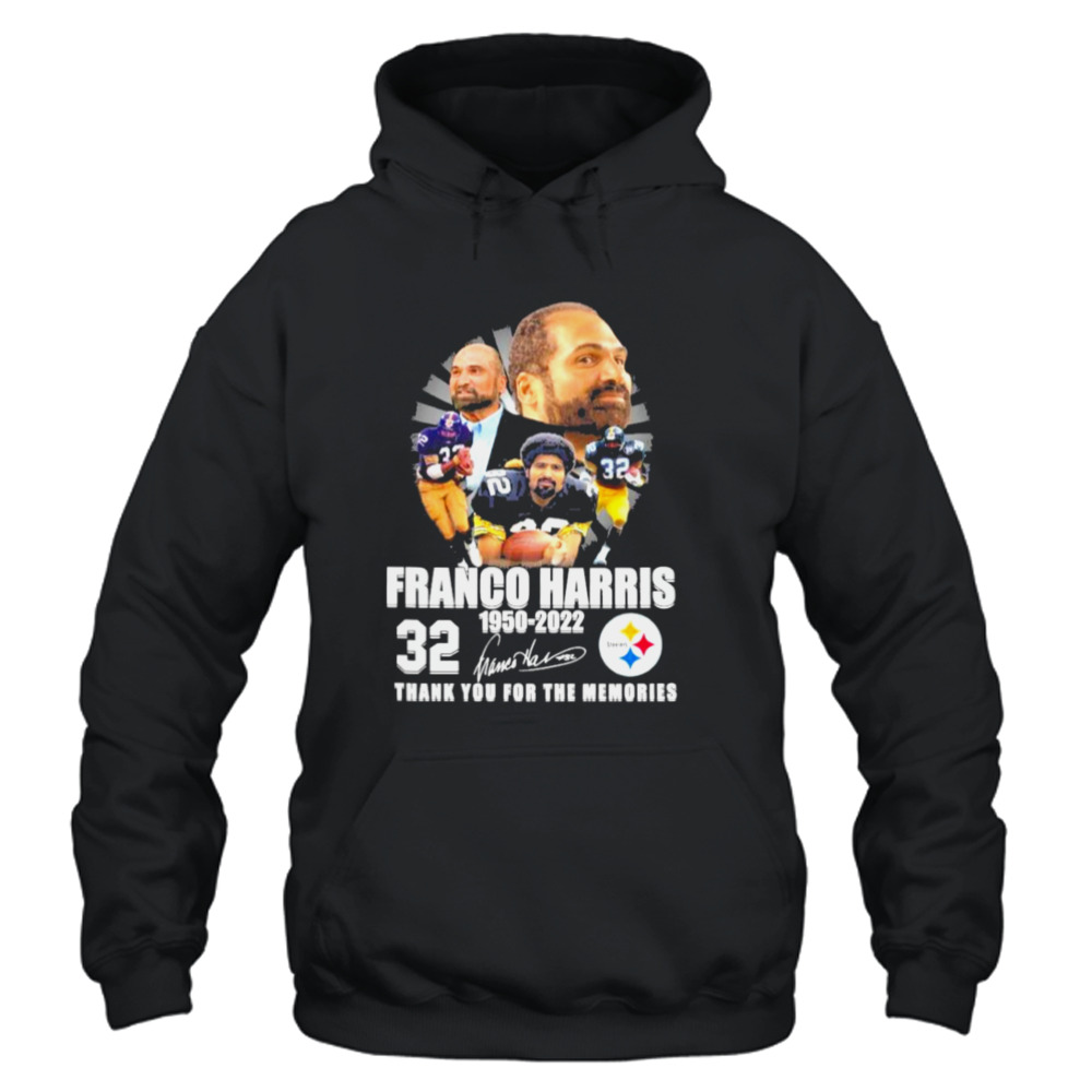 Rip Franco Harris Thank You For The Memories 1950 2022 Shirt, hoodie,  sweater, long sleeve and tank top