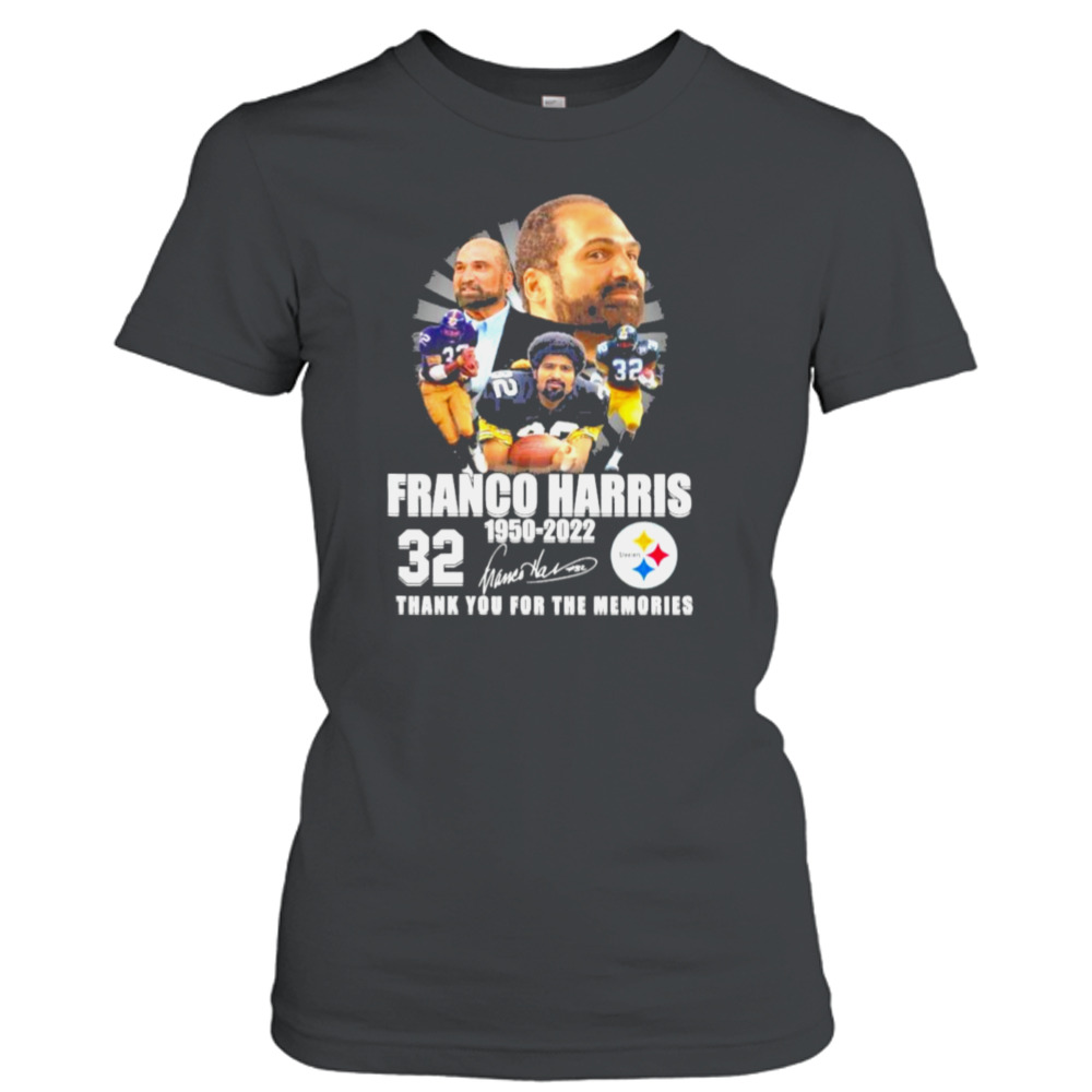 RIP Franco Harris 32 In Loving Memories 1950-2022 T-Shirt