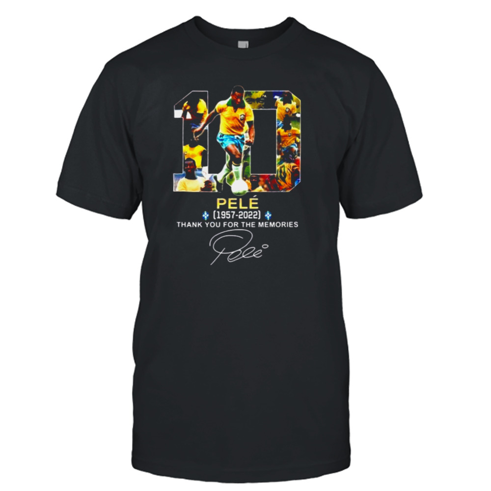 Rip Pele 1957-2022 Thank You for the memories signature shirt