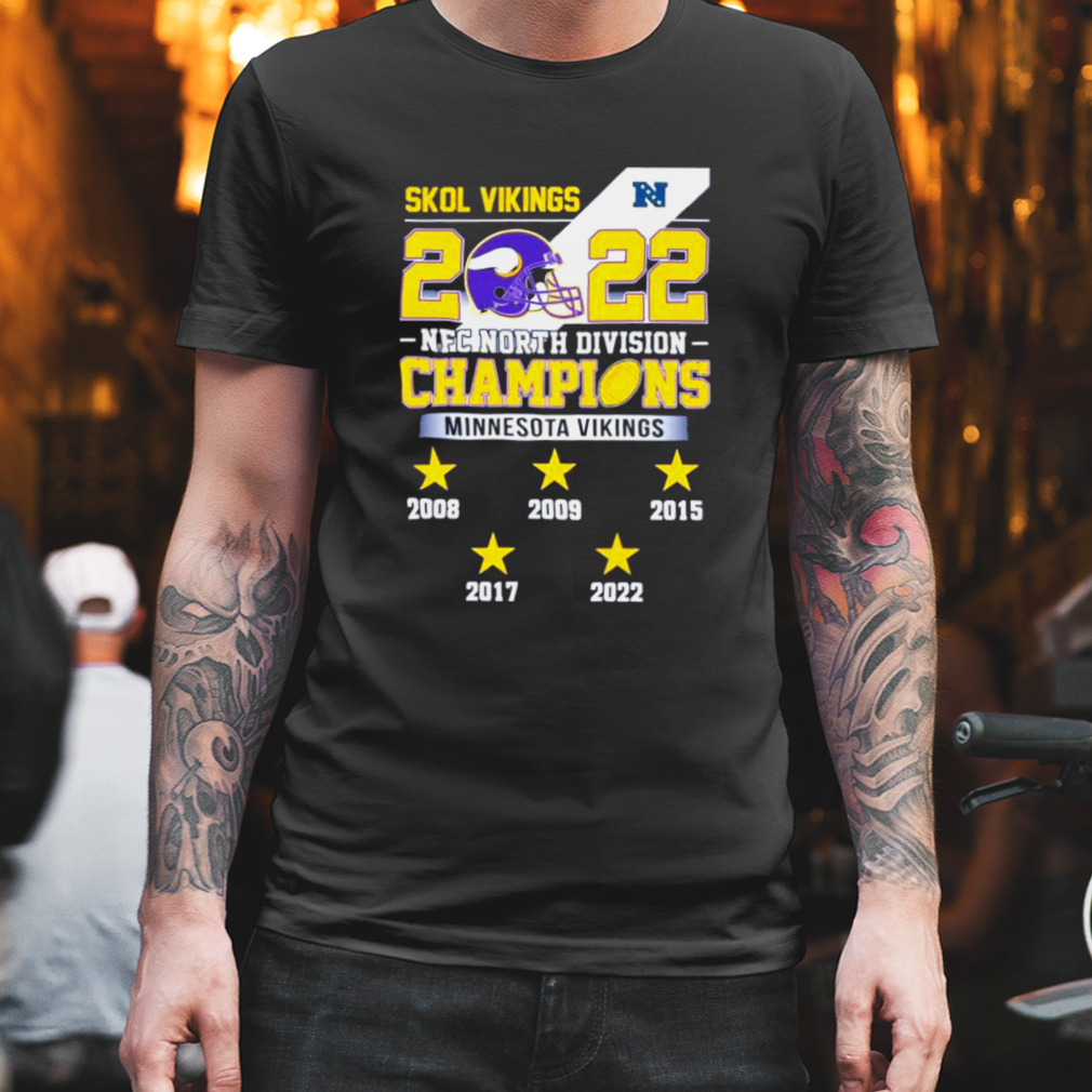 Minnesota Vikings Nfc North 2022 Skol Champions T-Shirt - Trending