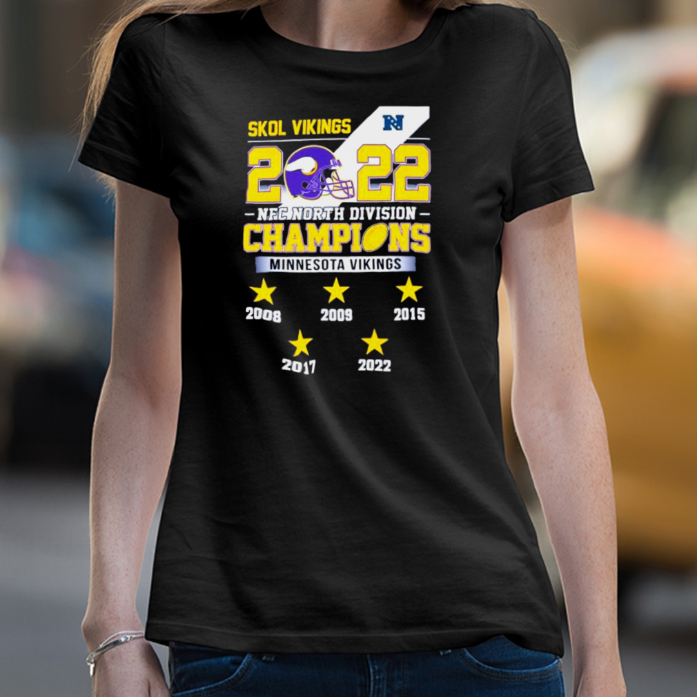 Skol Vikings 2022 Nfc North Division Champions Minnesota Vikings 2008-2022  Shirt, hoodie, sweater and long sleeve