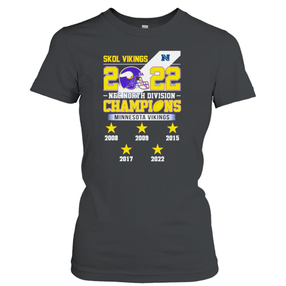 NFC North Division 2022 SKOL Champions Minnesota Vikings Unisex T