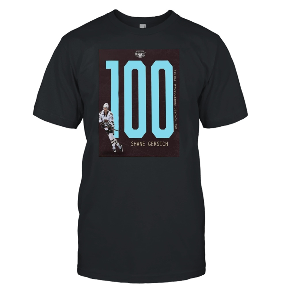 The Hershey Bears Shane Gersich 100 Professional Points Shirt