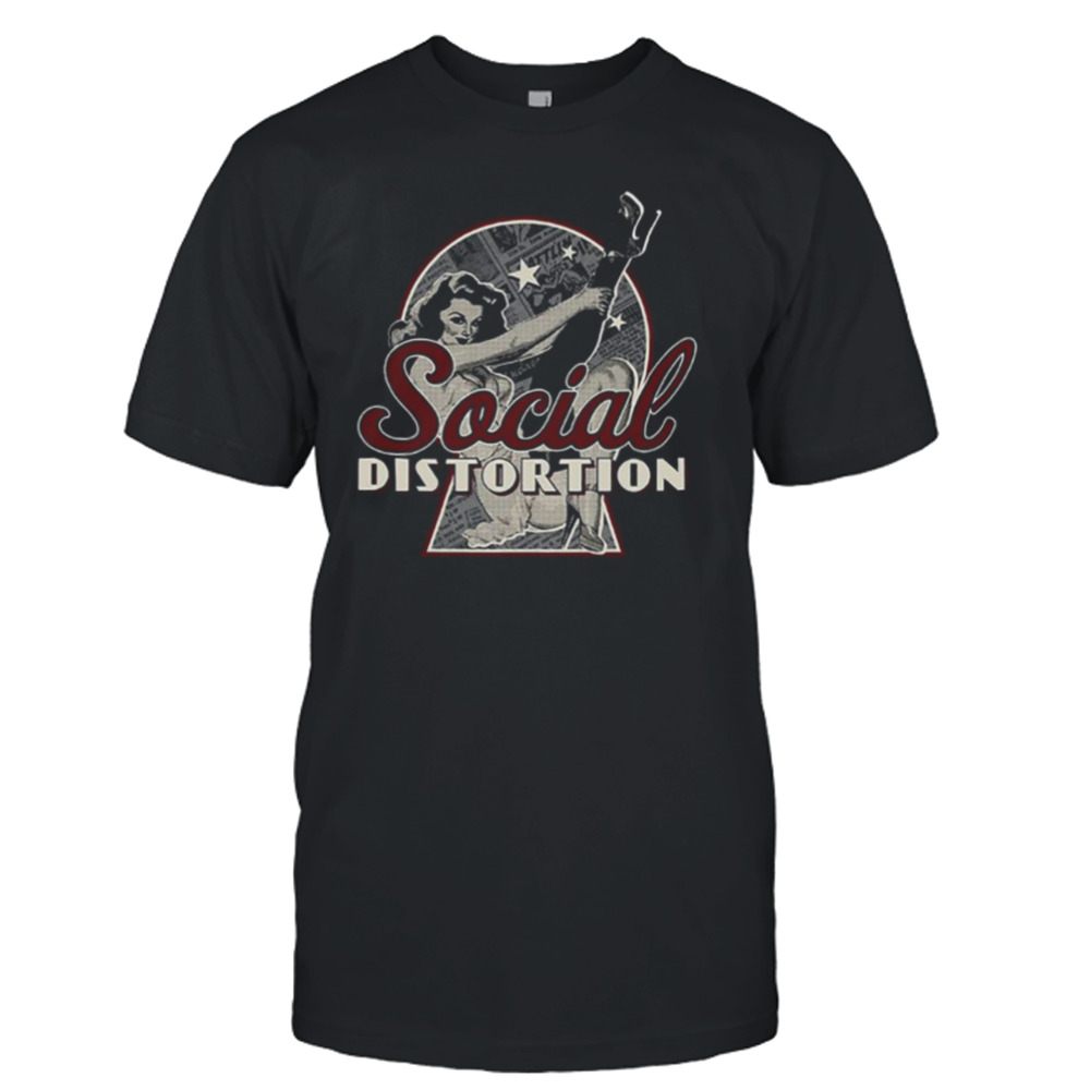 Vintage Sexy Girl Social Distortion Design shirt