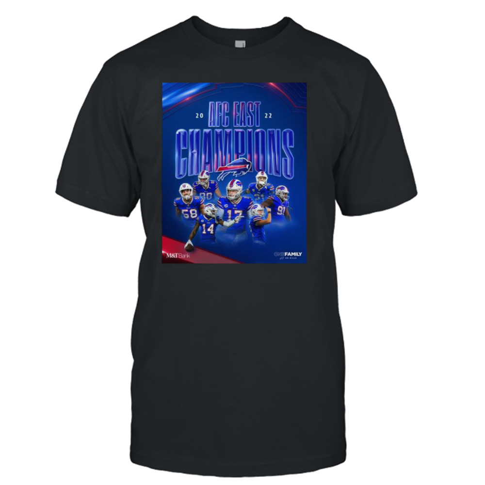 Buffalo Bills 2022 AFC East Champions Back to back to Back shirt