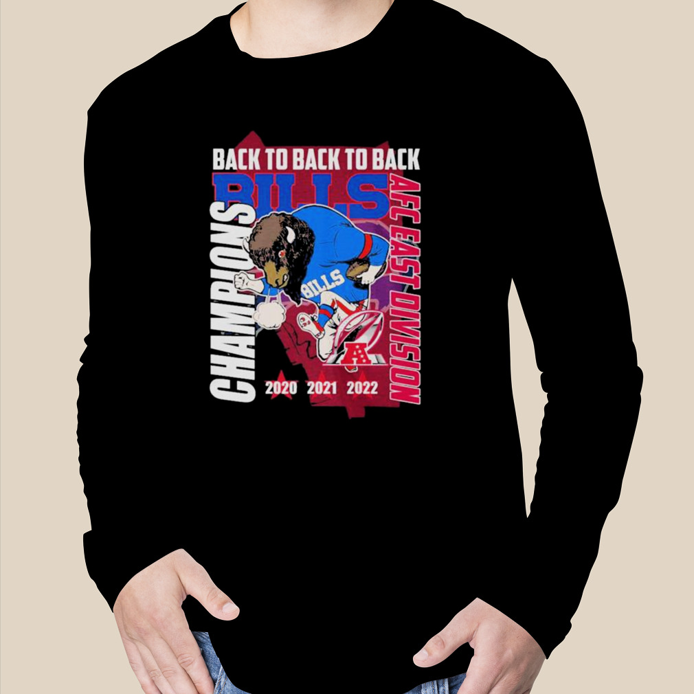 Buffalo Bills 2022 AFC East Champions Back to back to Back shirt