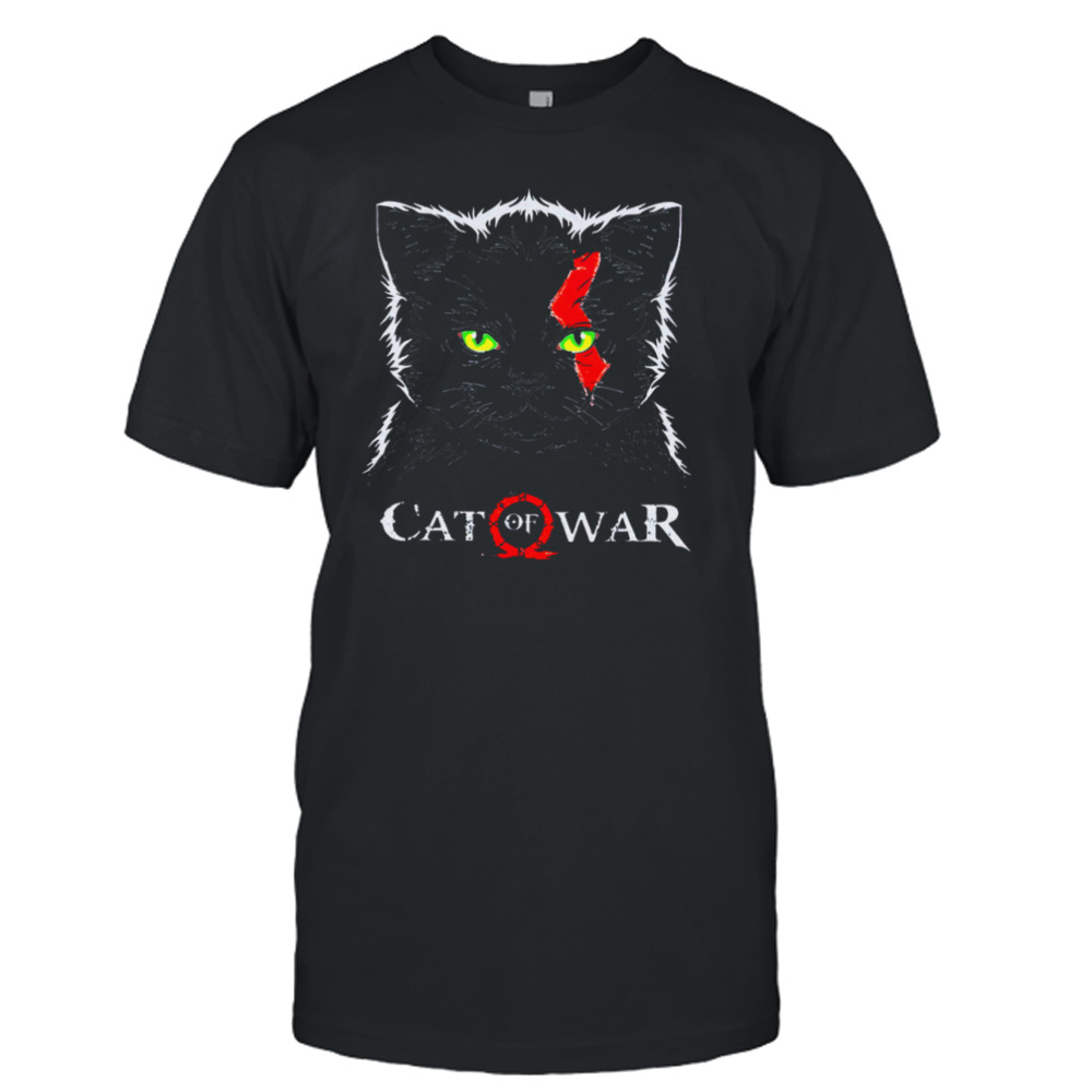 Cat Of War Video Game T-shirt