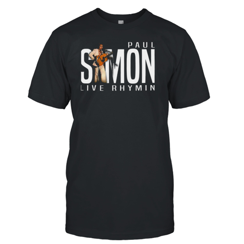 Live Rhymin Paul Simon Cute Graphic Gifts shirt