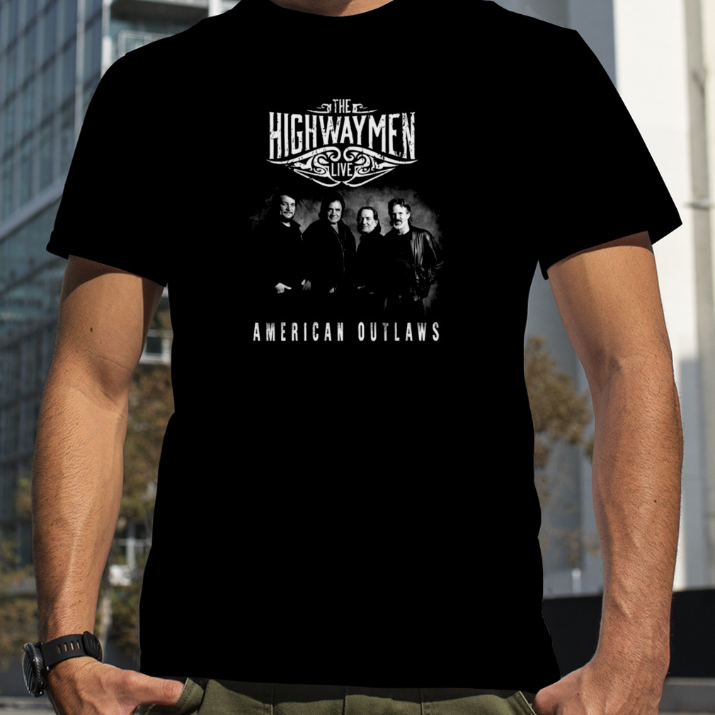 Live The Highwaymen American Outlaws Band Vintage shirt