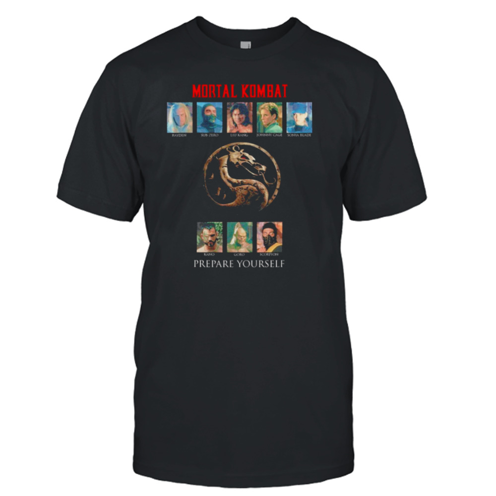 Mortal Kombat Oldskool 90s Prepare Yourself shirt