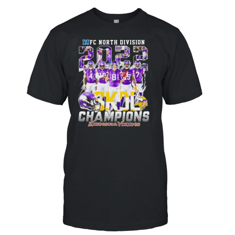 NFC North Division 2022 Skol Champions Minnesota Vikings Shirt