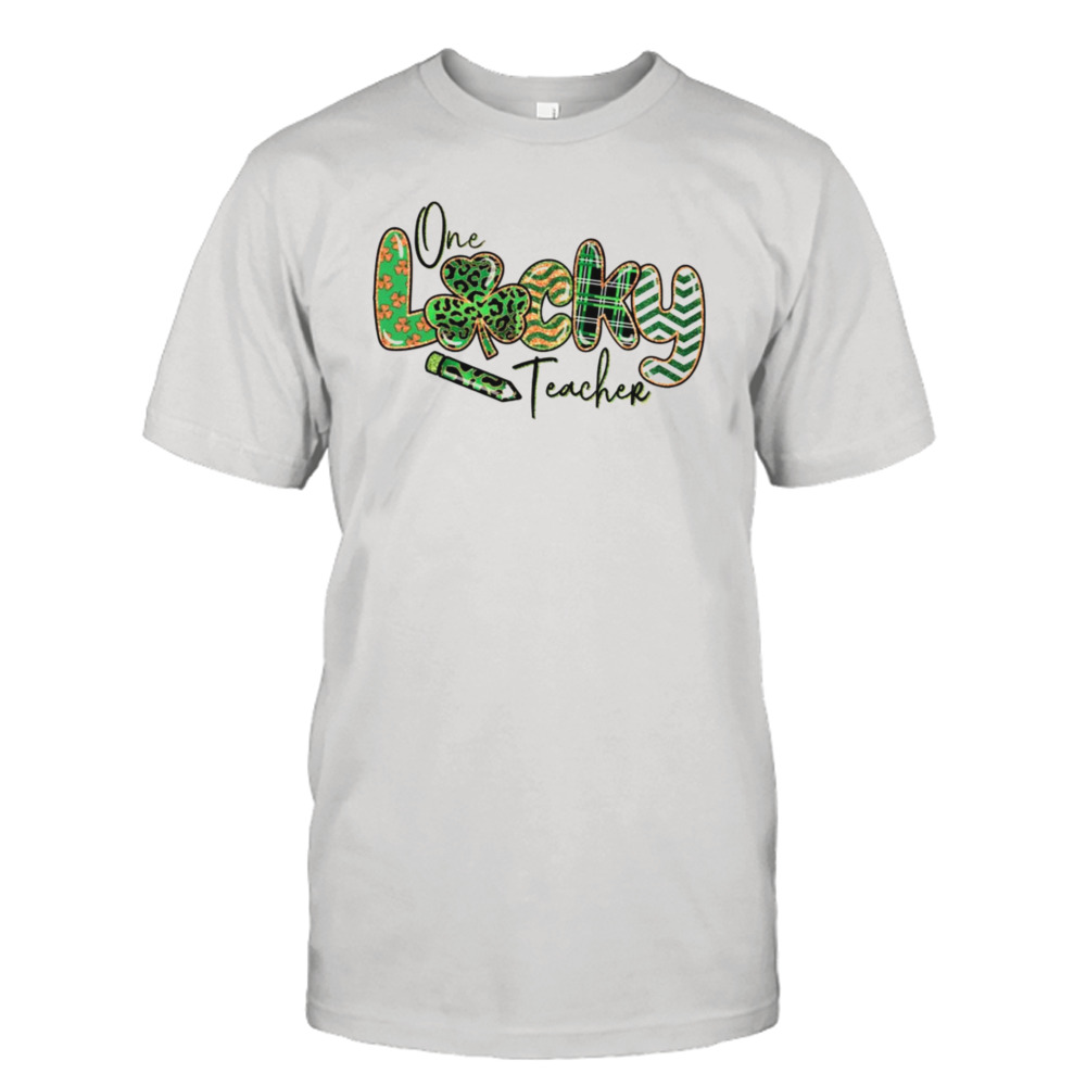 One Lucky Teacher St Patrick’s Day Comfort Colors T-shirt