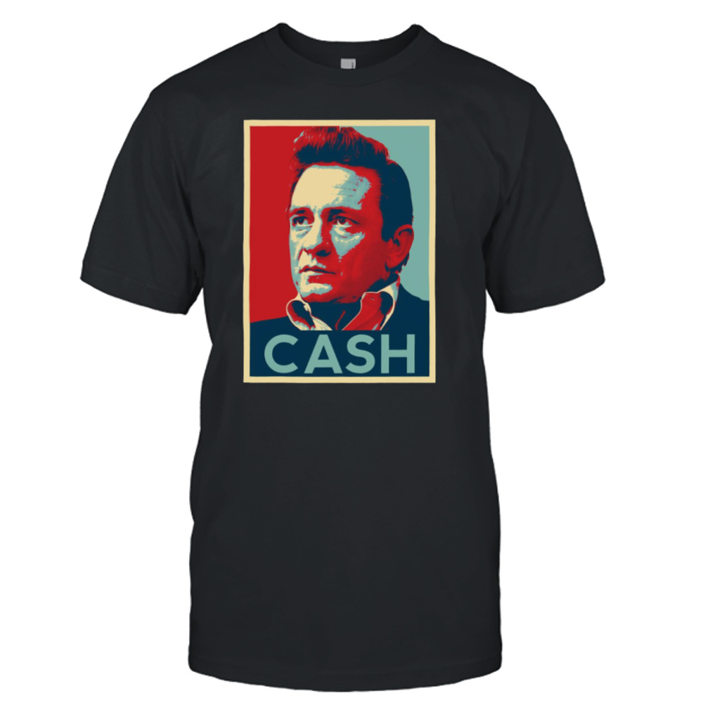 Potrait Retro Johnny Cash Hope Artwork shirt