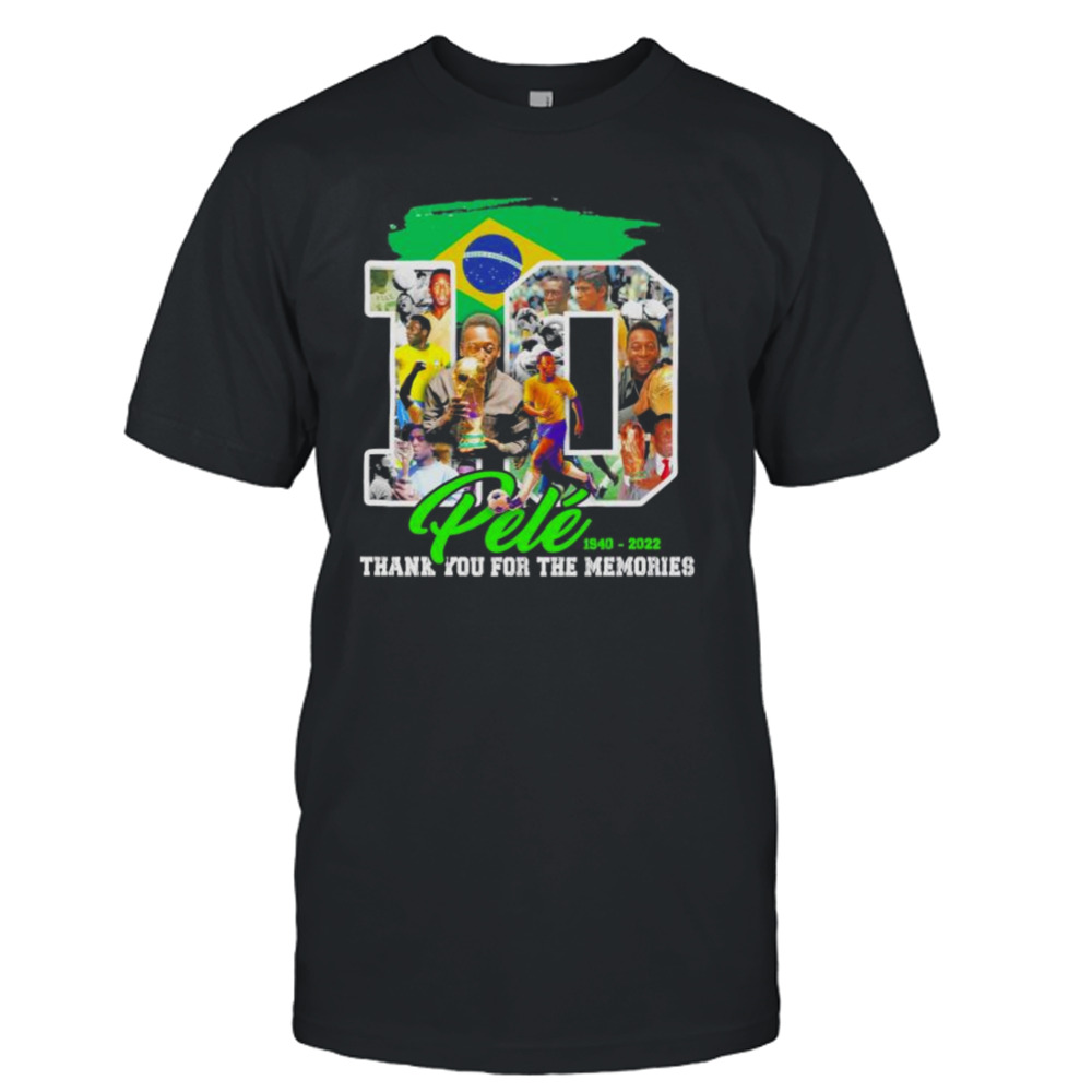 Rip Pele 1940 2022 Thank You For The Memories Shirt