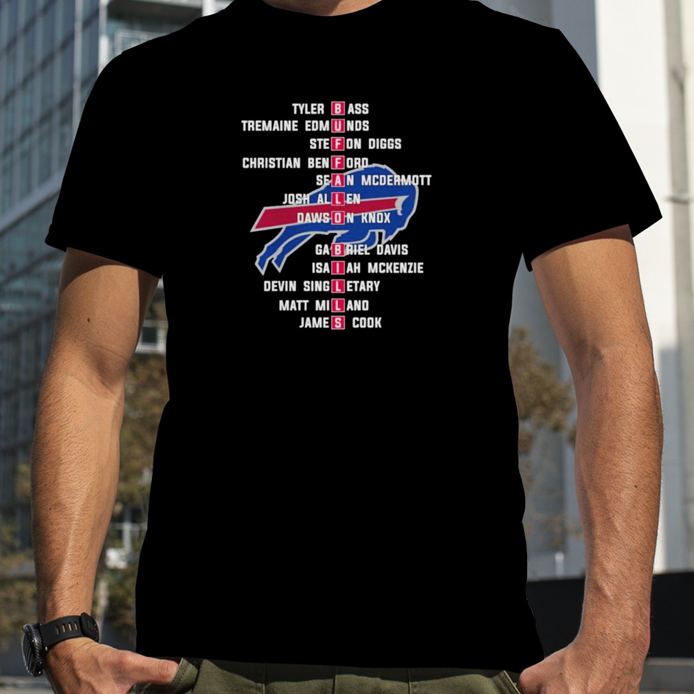 Roster Buffalo Bills 2022 Afc East Division Champions T-Shirt - Hnatee