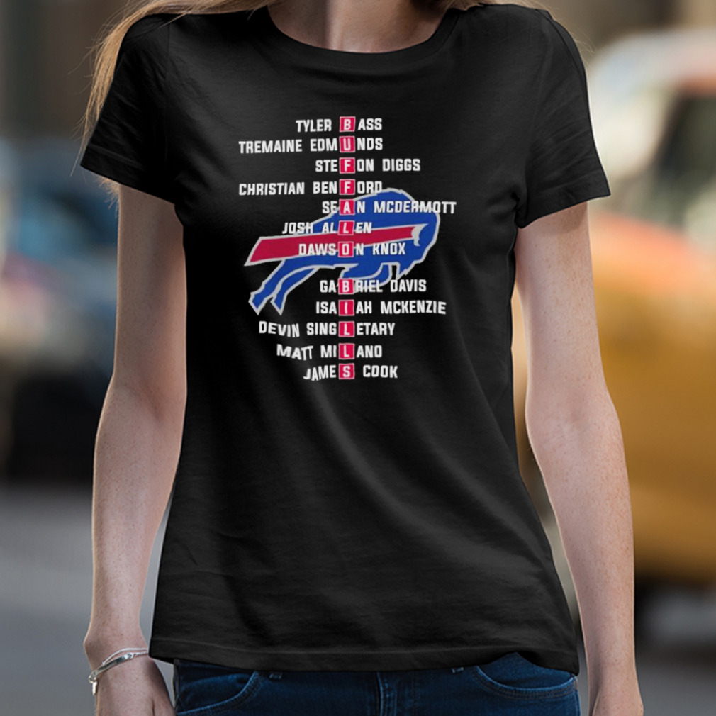 Roster Buffalo Bills 2022 AFC East division Champions shirt