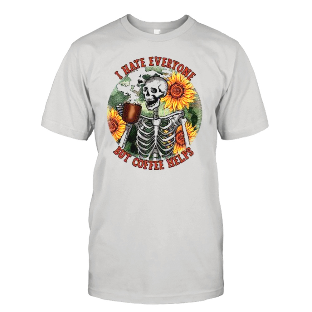 Skeleton Coffee Lover Shirt