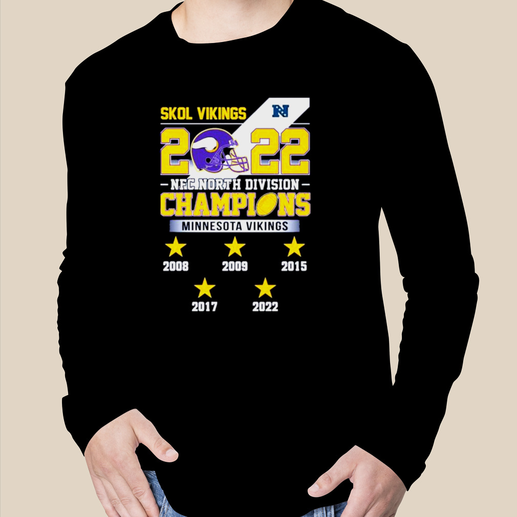 Minnesota Vikings Nfc North 2022 Skol Champions T-Shirt - Trending