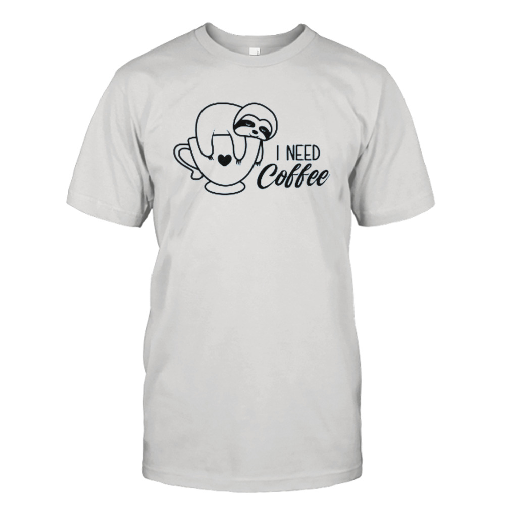 Sloth Coffee Shirt