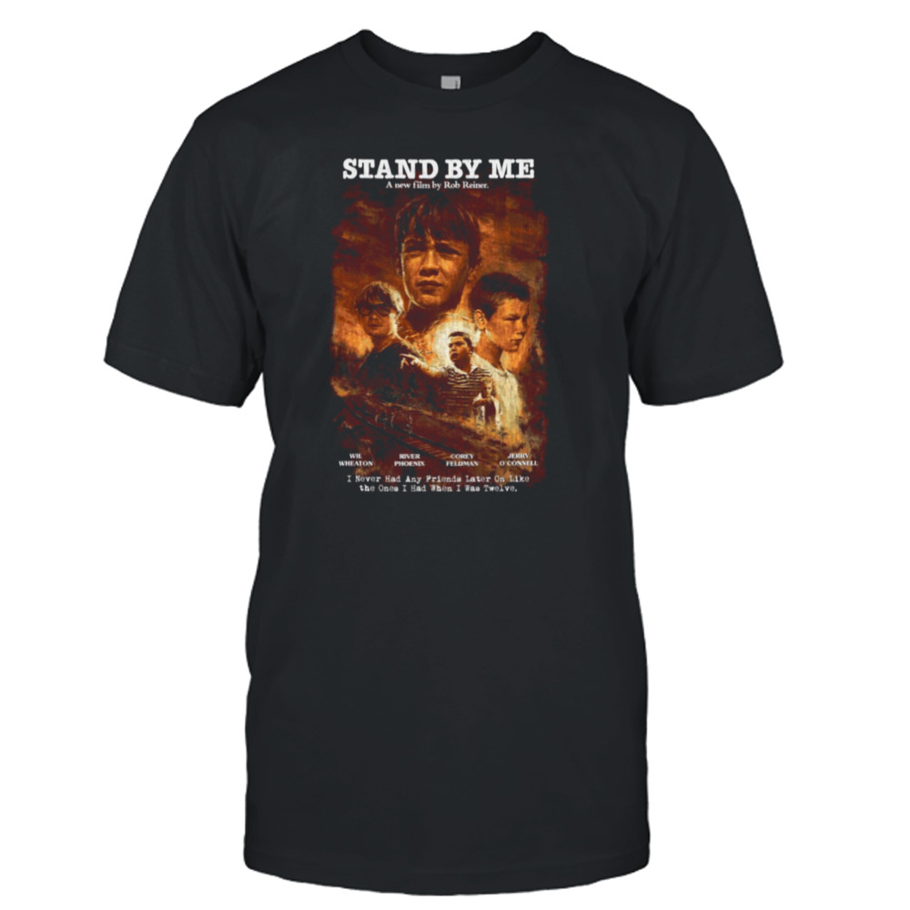 Stand By Me Distressed 80s Cult River Phoenix shirt