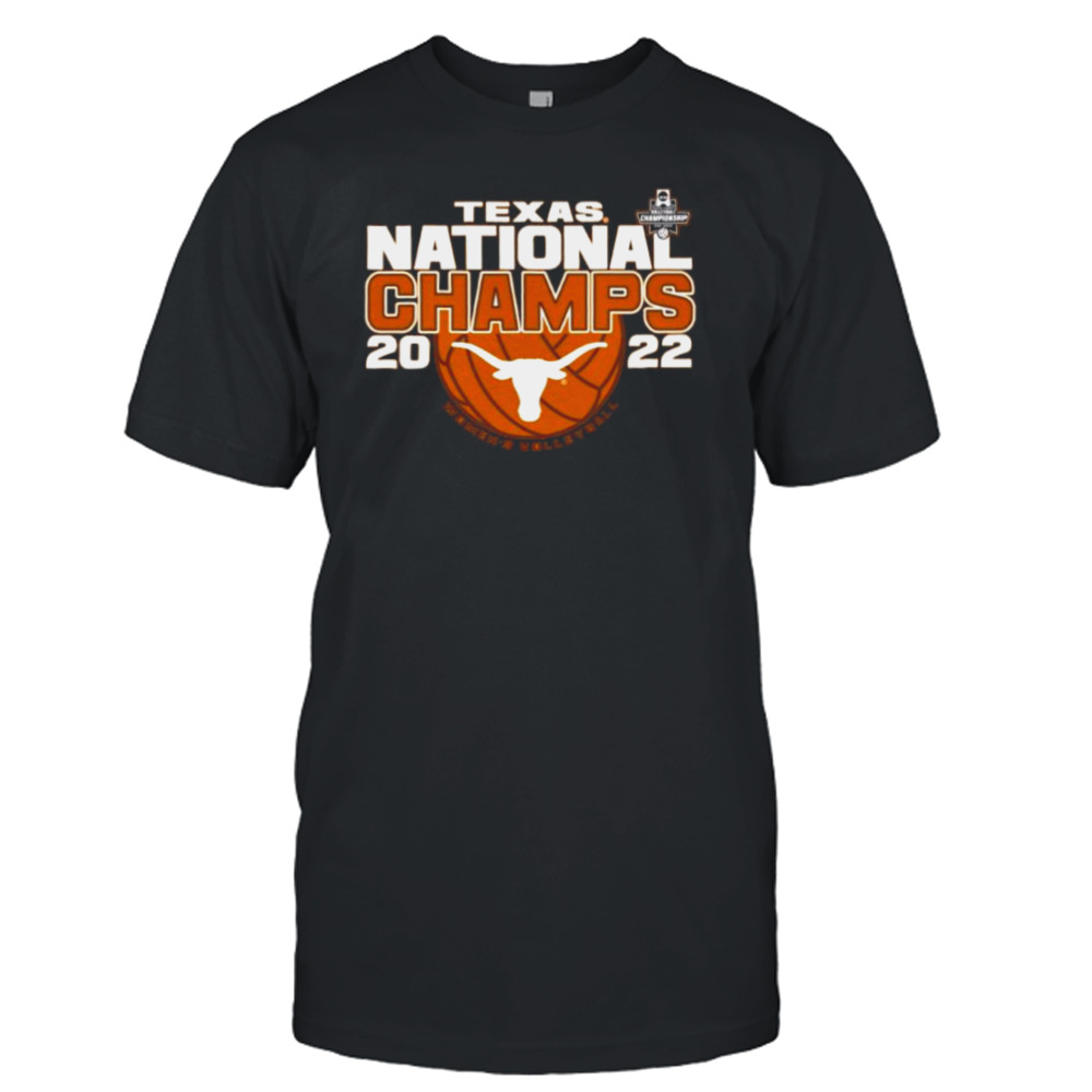 Texas Longhorn Volleyball 2 Sided National Champions 2022 Tee shirt